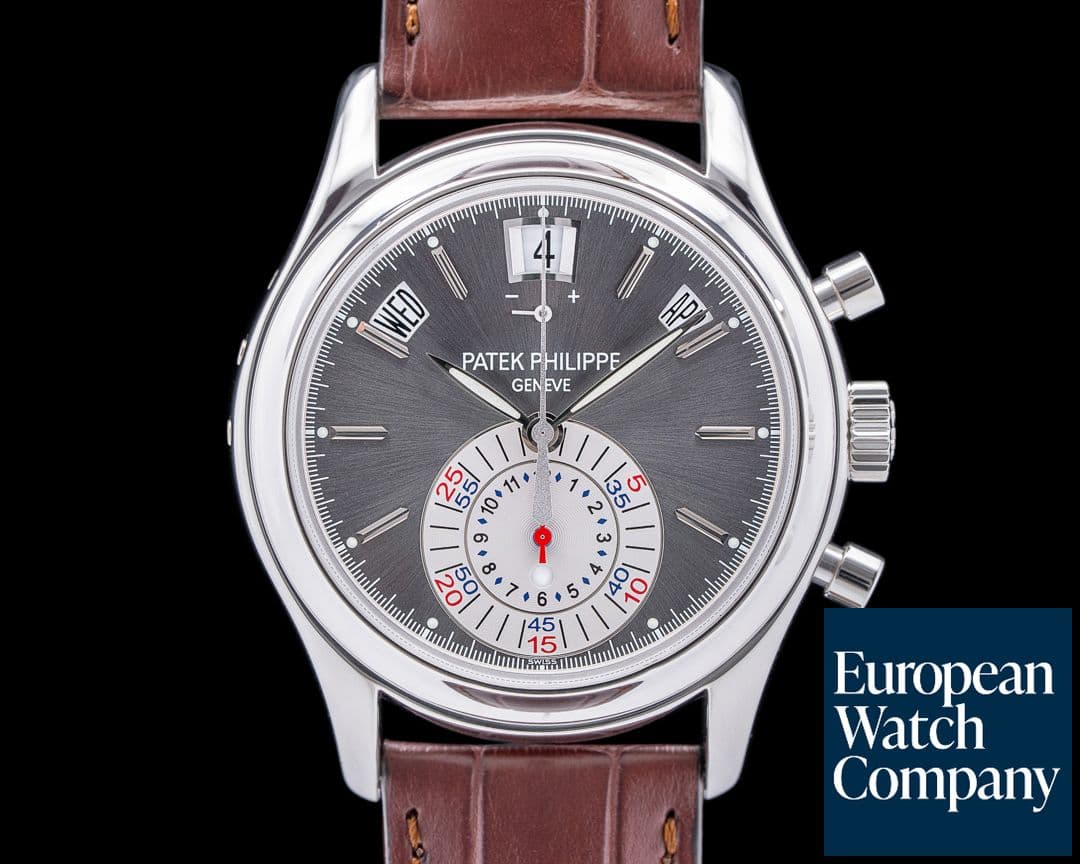 Image of Patek Philippe Annual Calendar 5960P Chronograph Platinum Gray Dial