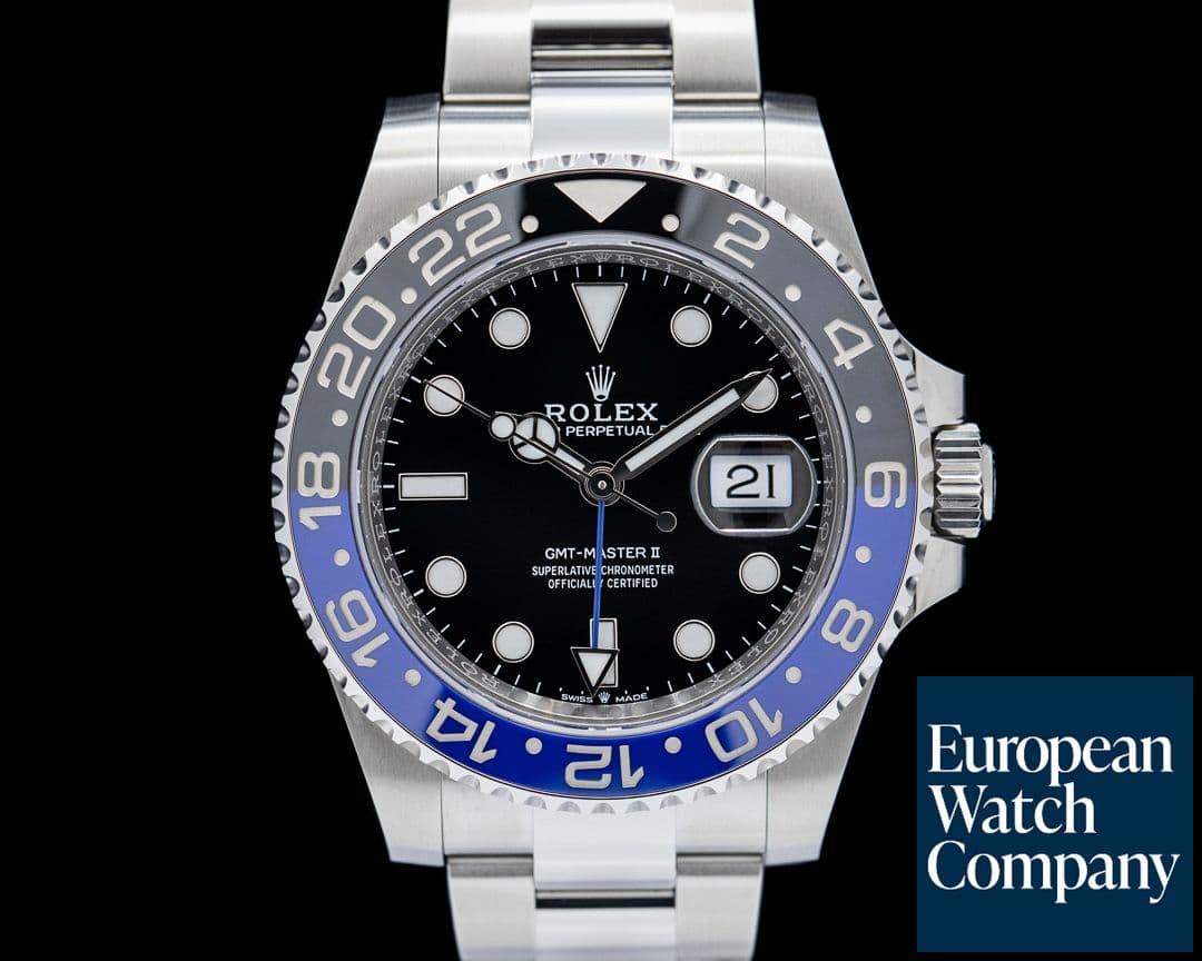 Image of Rolex GMT Master II 126710BLNR "Batman" SS Black Dial 2025