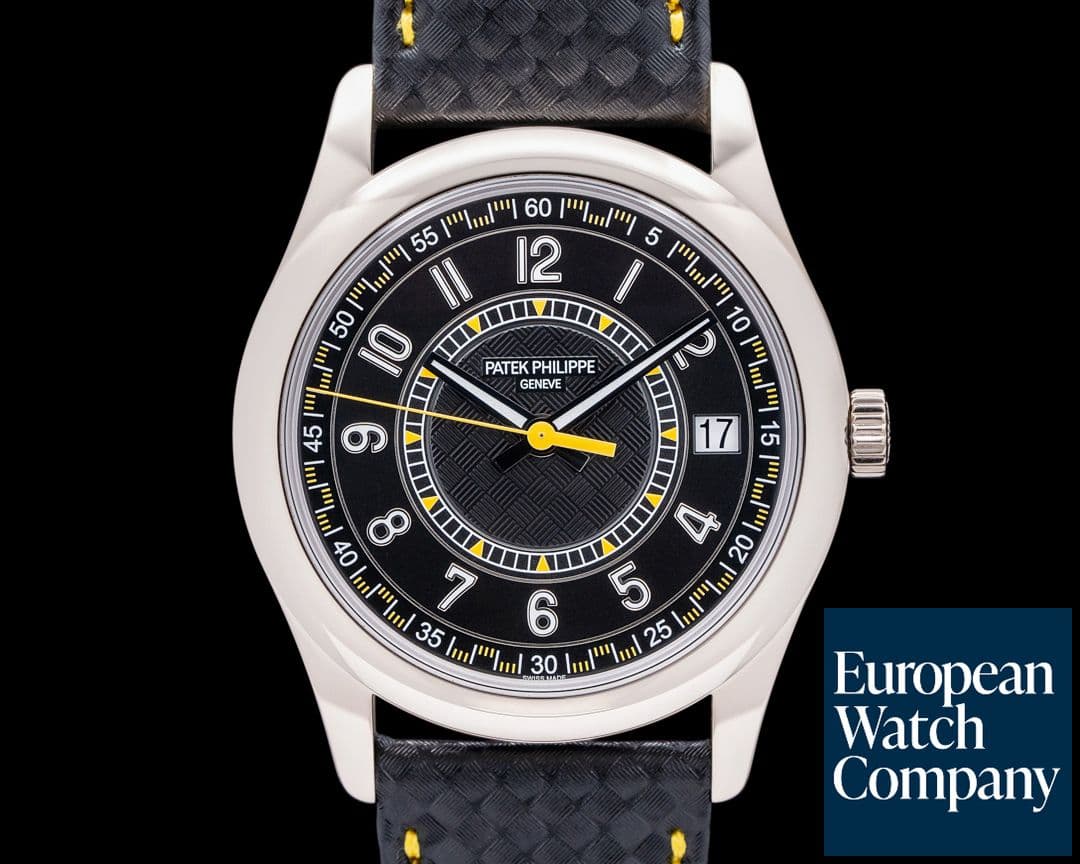 Image of Patek Philippe 6007G-001 Calatrava 18K White Gold Black Dial