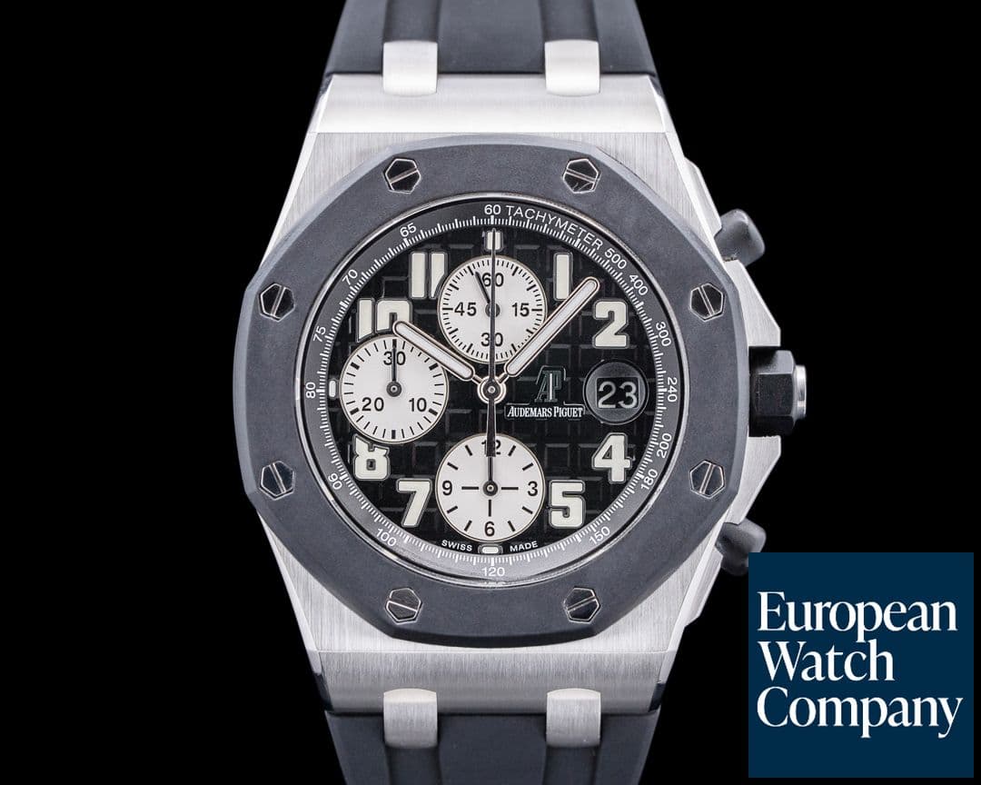 Image of Audemars Piguet Royal Oak Offshore Chronograph SS Black Dial