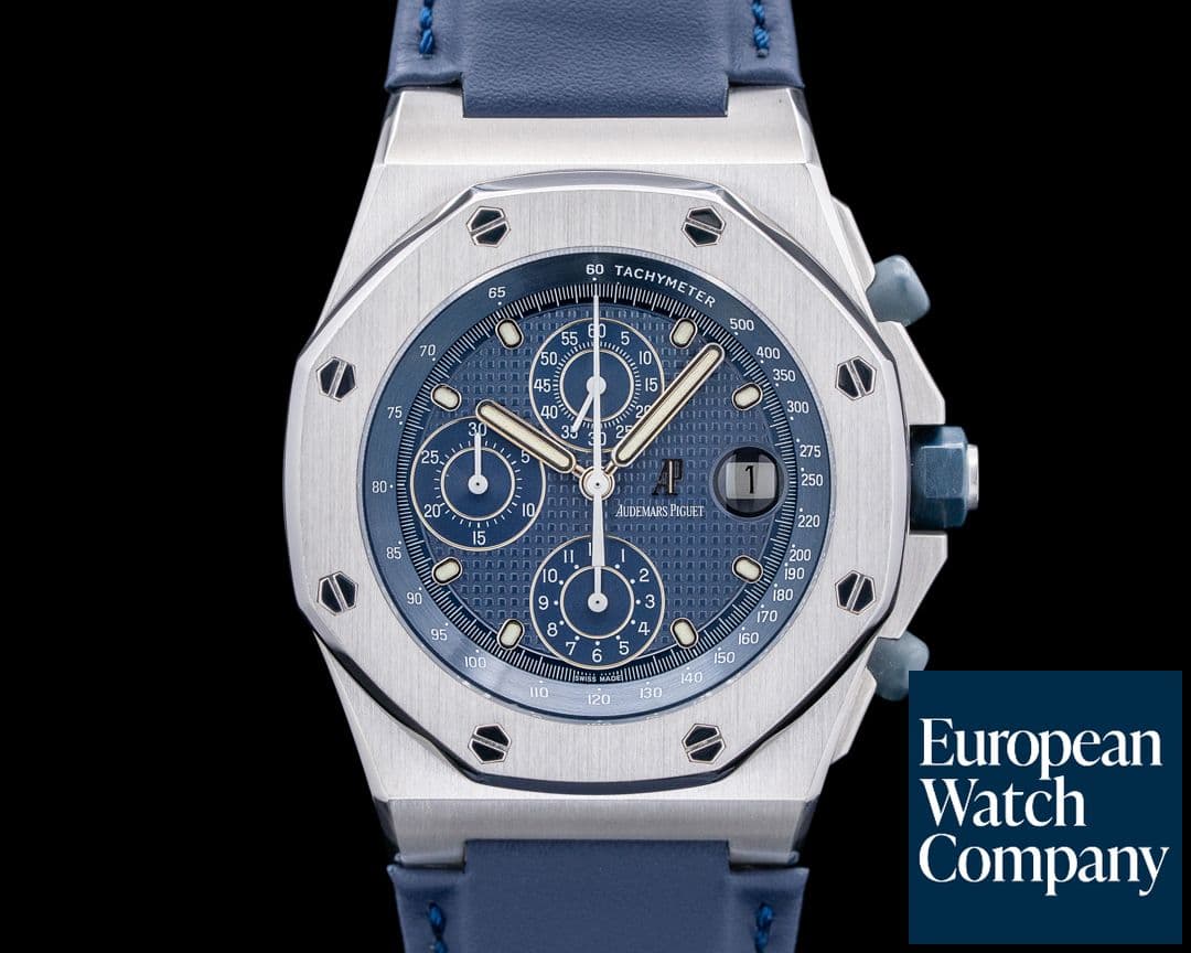 Image of Audemars Piguet 25770ST Royal Oak Offshore Chronograph SS Blue Dial