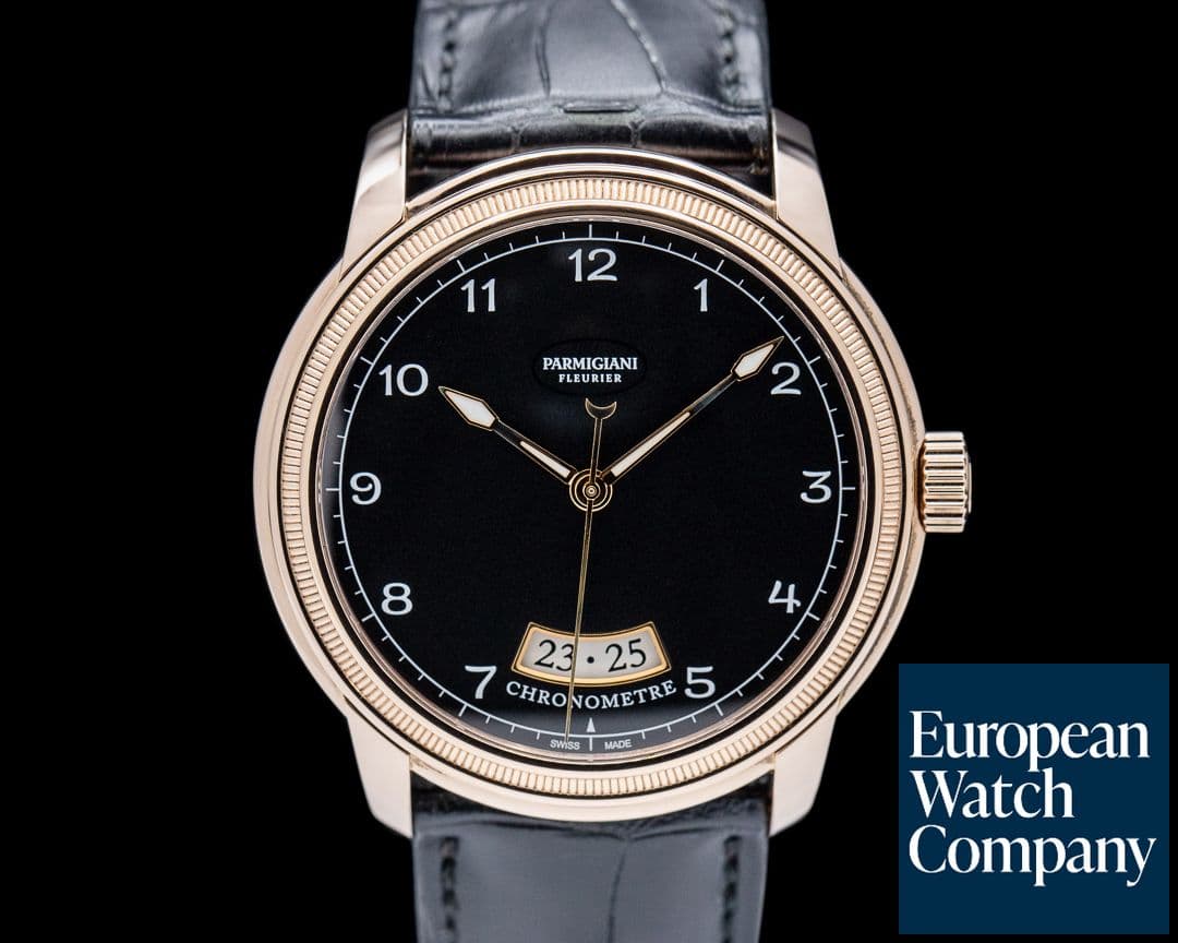 Image of Parmigiani Fleurier Toric Chronometre 18K Rose Gold Black Dial