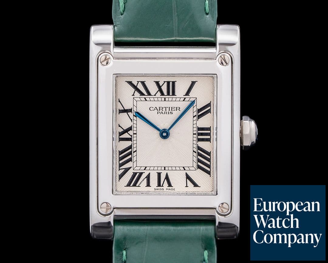 Image of Cartier Prive Collection Tank a Vis CPCP Platinum RARE