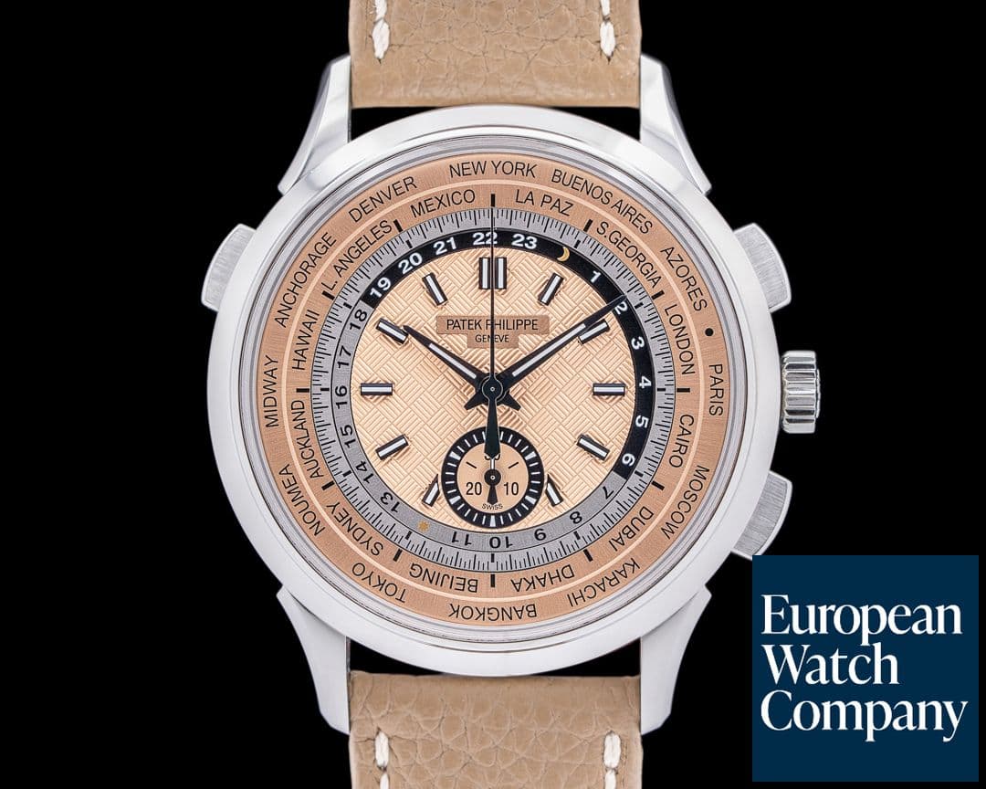 Image of Patek Philippe World Time 5935A Chronograph SS Salmon Dial 2024