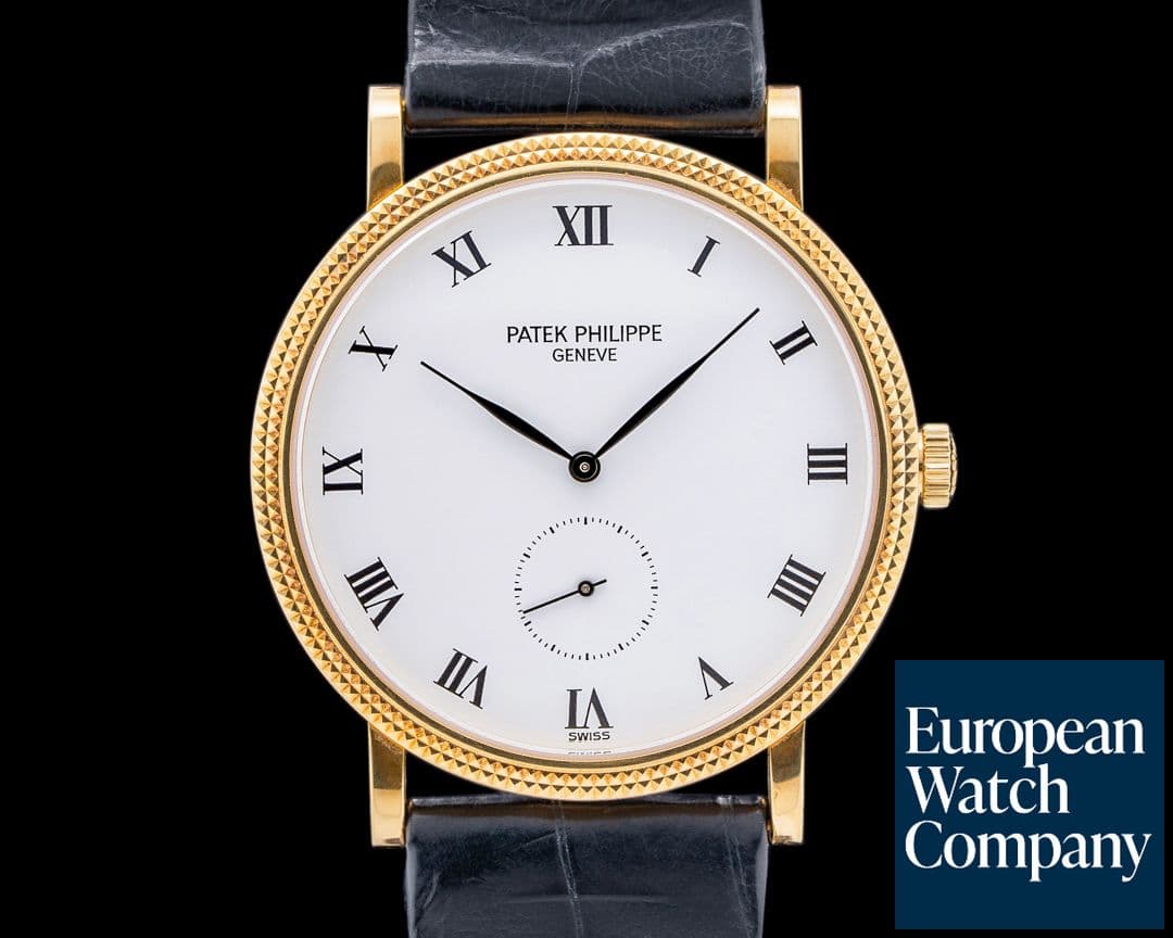 Image of Patek Philippe Calatrava 3919 18K Yellow Gold White Dial