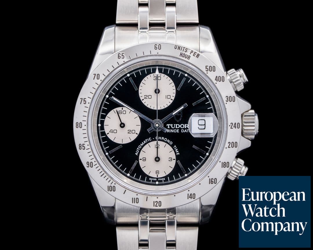 Image of Tudor Prince Date Chronograph SS Black Dial