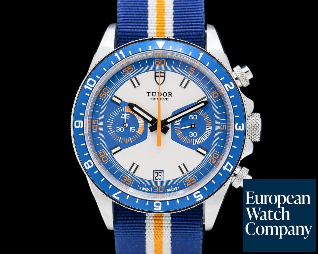 Image of Tudor Heritage Chronograph SS Blue Bezel