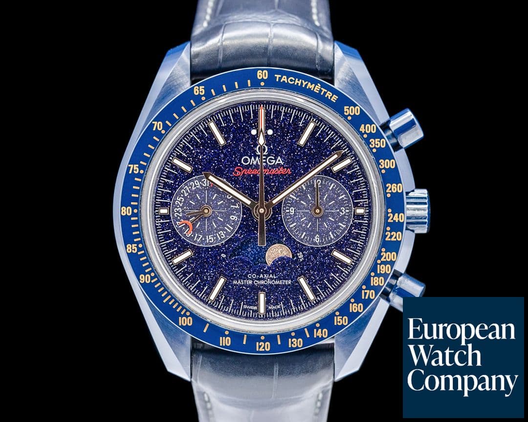 Image of Omega Speedmaster Professional Moonphase "Blue Side"