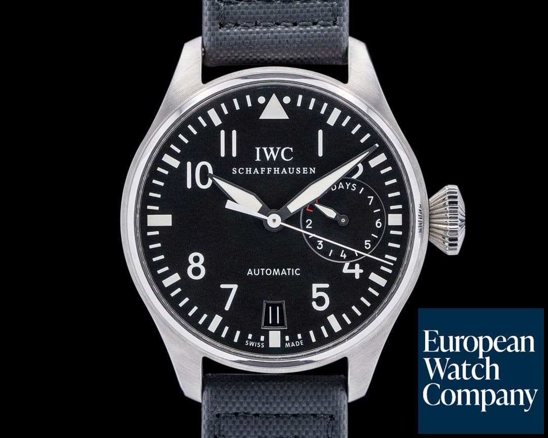 Image of IWC Big Pilot IW500912 SS Black Dial
