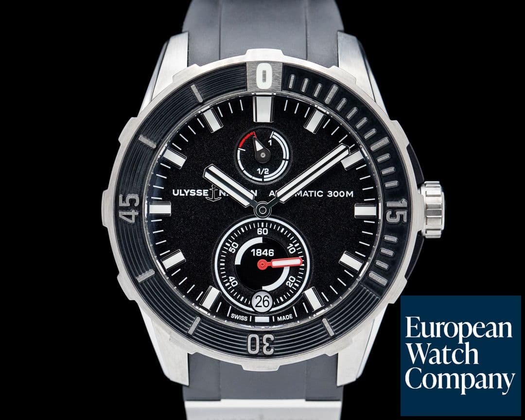 Image of Ulysse Nardin Diver Chronometer 44MM Titanium Black Dial