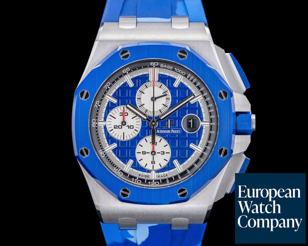 Image of Audemars Piguet Royal Oak 26400SO Offshore SS Blue Dial