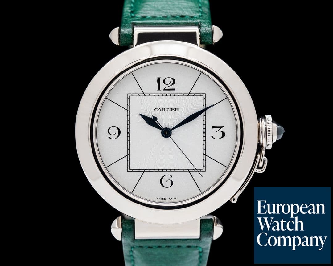 Image of Cartier Pasha Automatic 18K White Gold Silver Dial