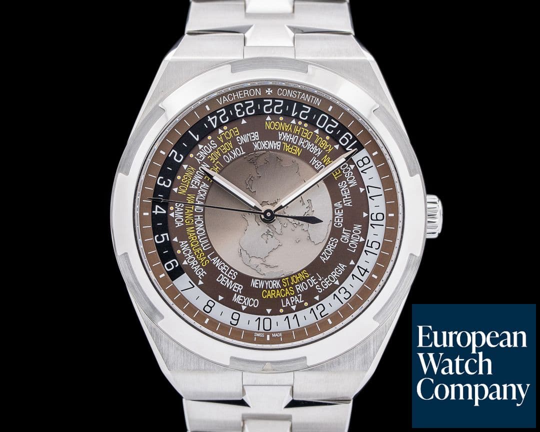 Image of Vacheron Constantin Overseas 7700V World Time Brown Dial SS