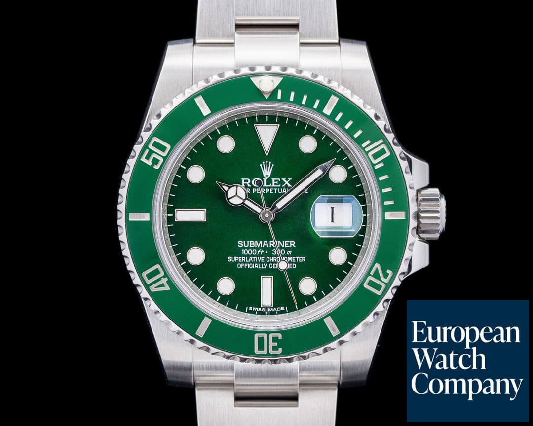 Image of Rolex Submariner "Hulk" Green Ceramic Bezel SS Green Dial