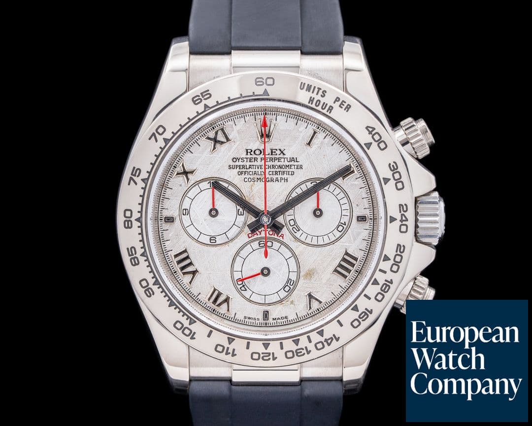 Image of Rolex Daytona 116519 18K White Gold Meteorite Dial