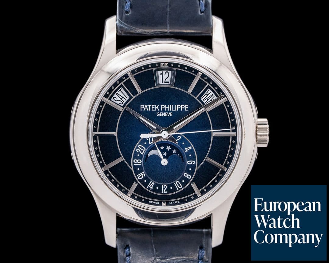 Image of Patek Philippe Annual Calendar 5205G 18K White Gold Blue Dial