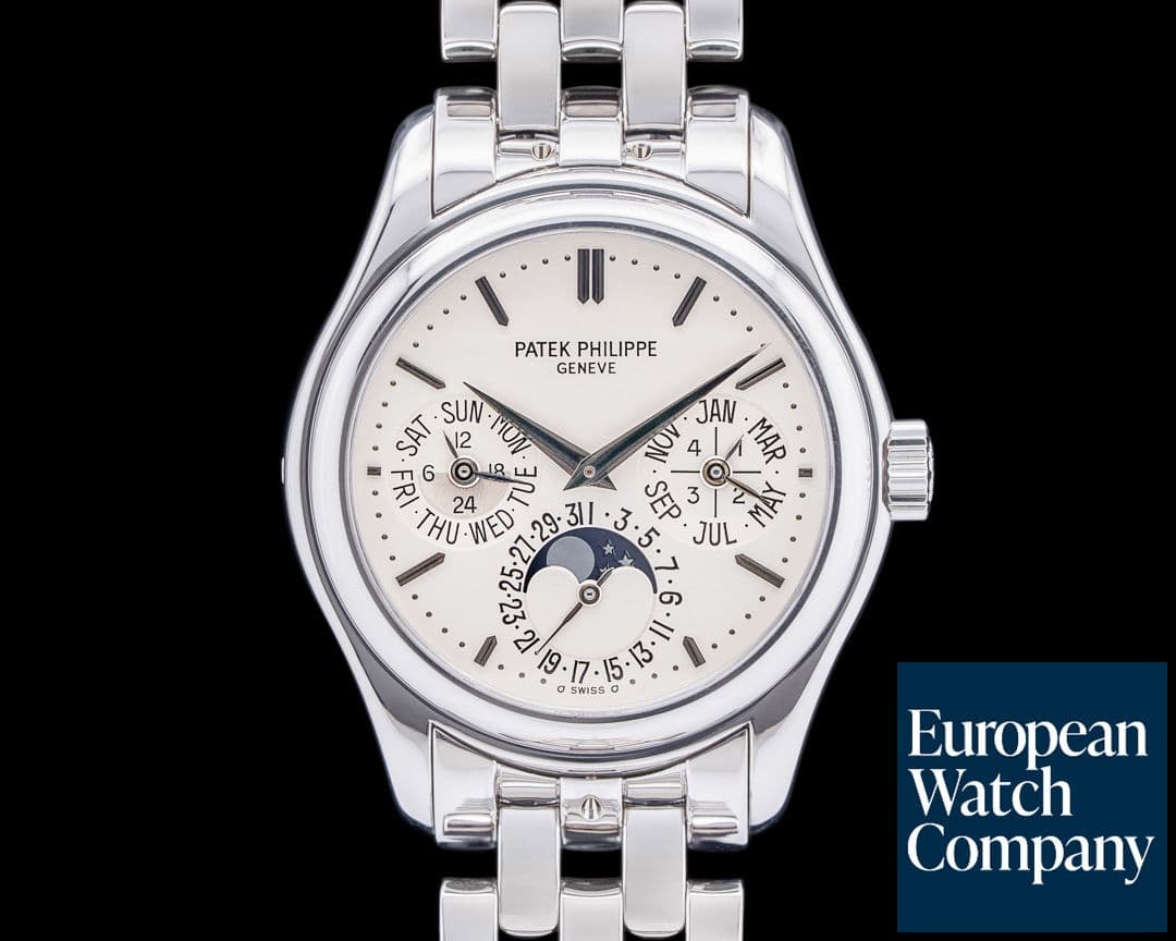 Image of Patek Philippe Perpetual Calendar 5136G 18K White Gold Opaline White Dial