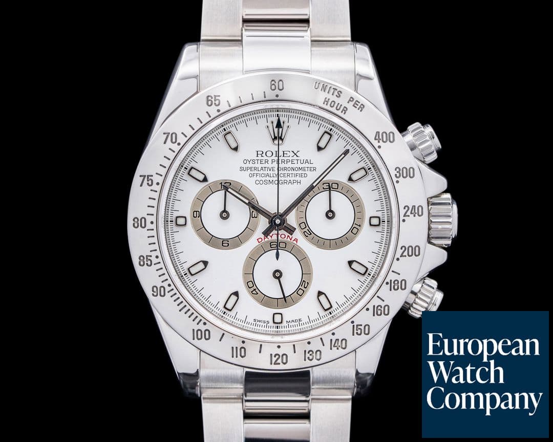Image of Rolex Daytona 116520 SS White Dial