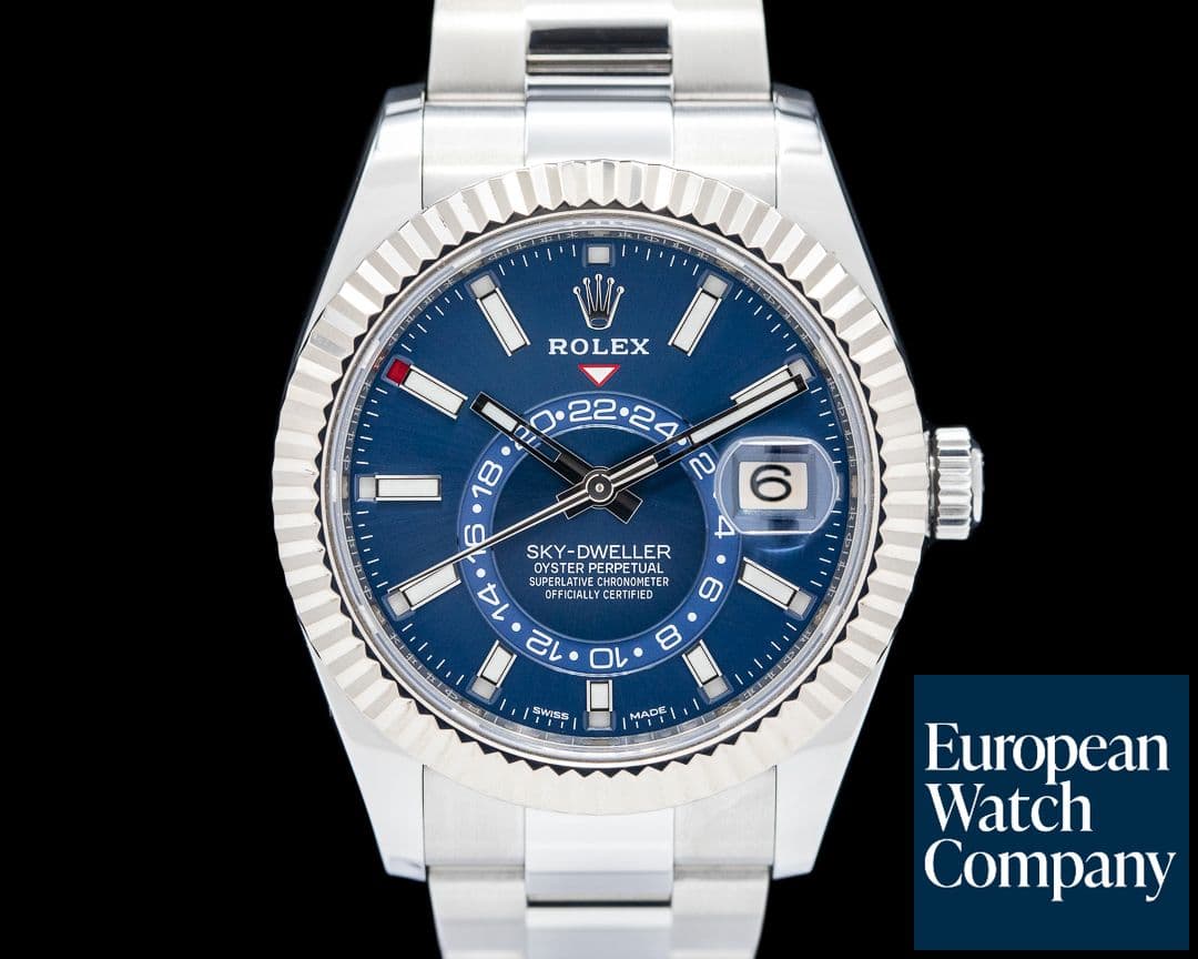 Image of Rolex 326934 Sky-Dweller SS Blue Dial