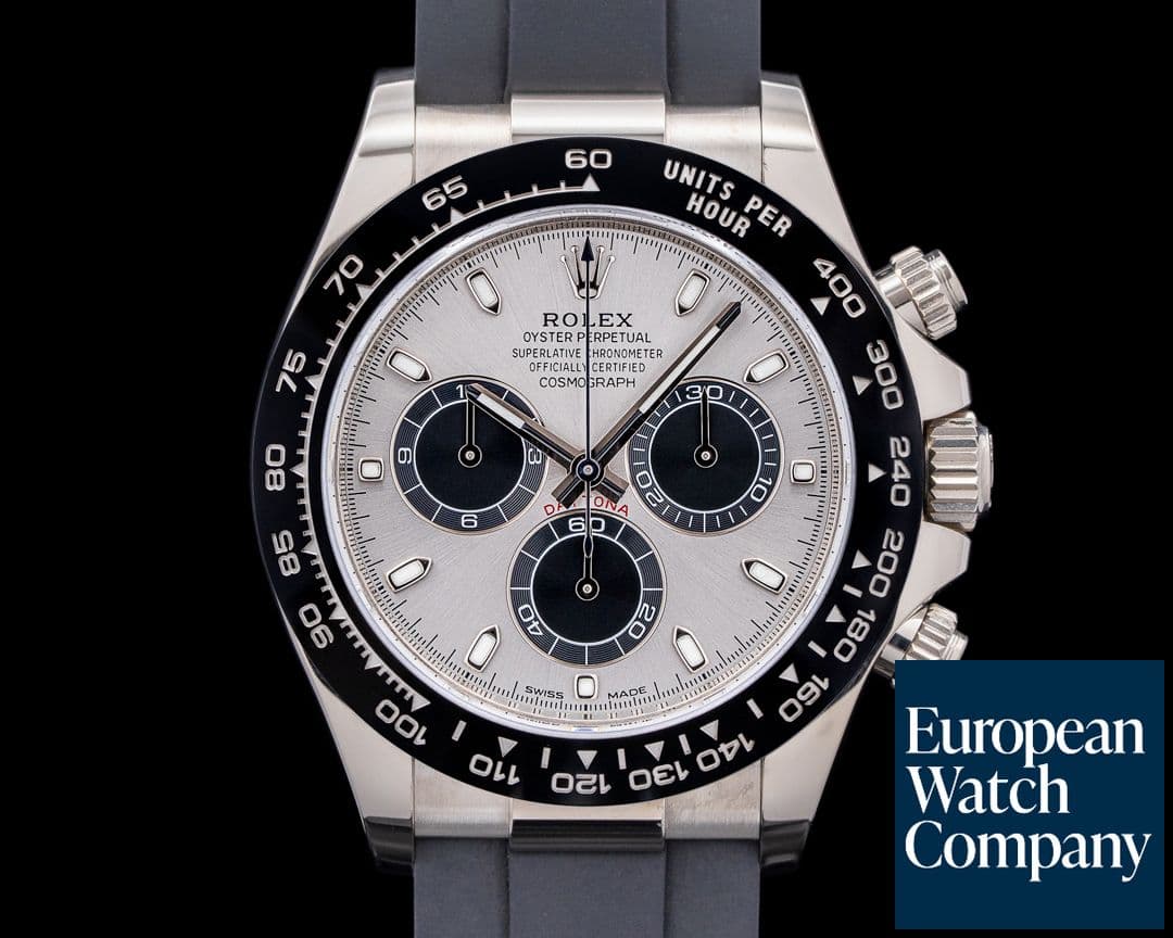 Image of Rolex Daytona 116519 18K White Gold Ceramic Oysterflex
