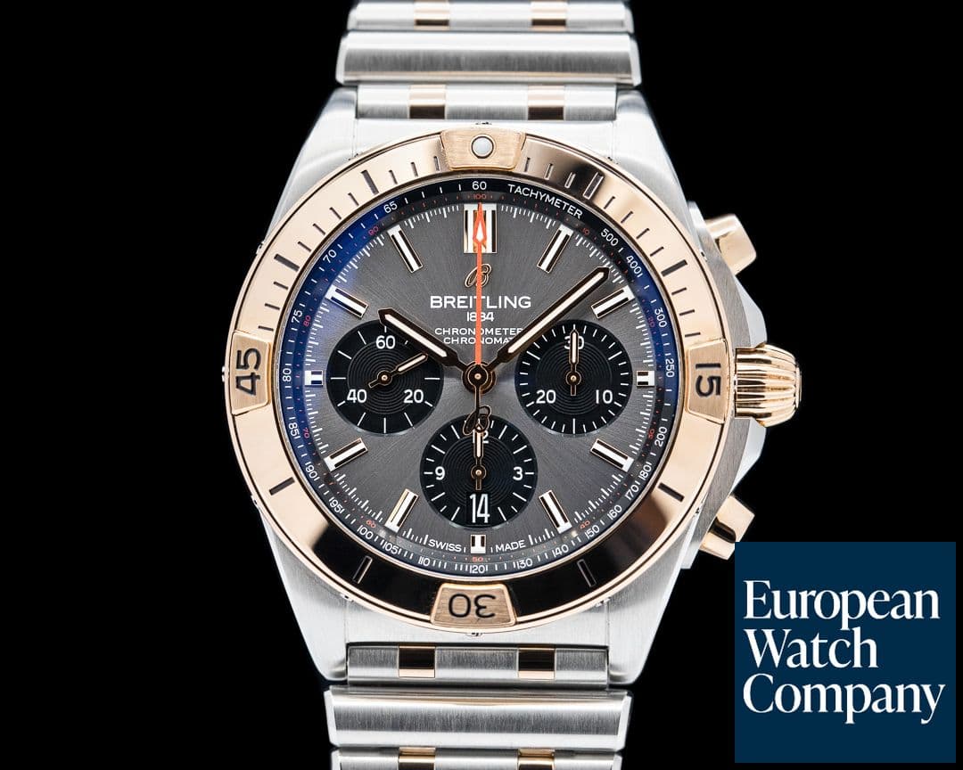 Image of Breitling Chronomat B01 42mm SS/RG Gray Dial