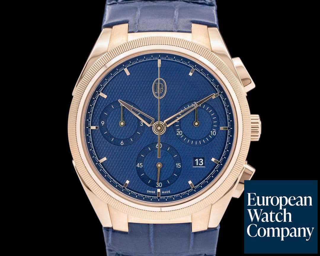 Image of Parmigiani Tonda PF GT Chronograph 18K RG Blue Dial