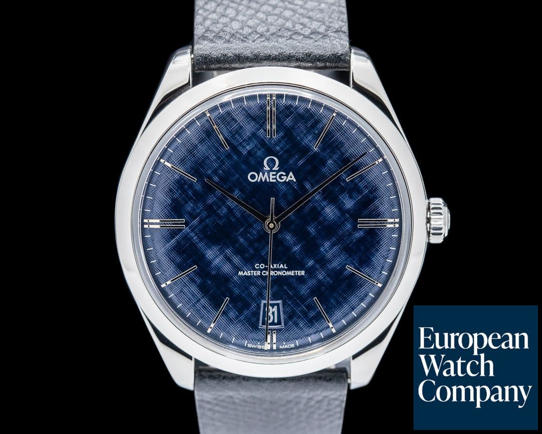 Image of Omega DeVille Tresor Co-Axial Master Chronometer Blue Dial SS
