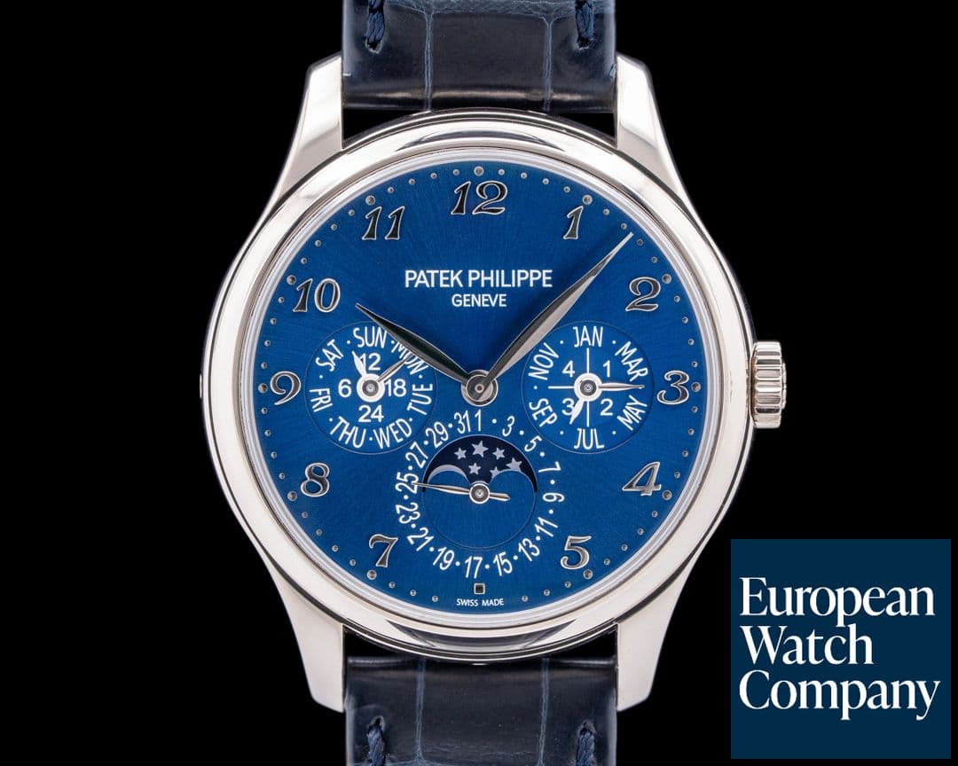 Image of Patek Philippe Perpetual Calendar 5327G 18K White Gold / Blue Dial