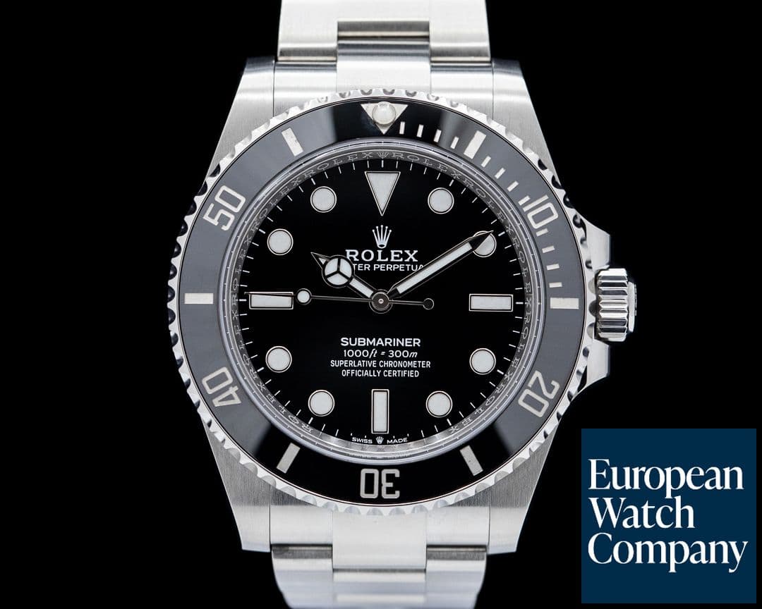 Image of Rolex Submariner 124060 No Date 41 SS Black Dial 2024