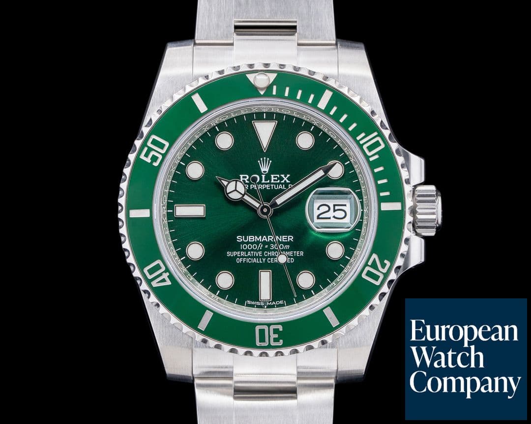 Image of Rolex Submariner "Hulk" Green Ceramic Bezel SS Green Dial