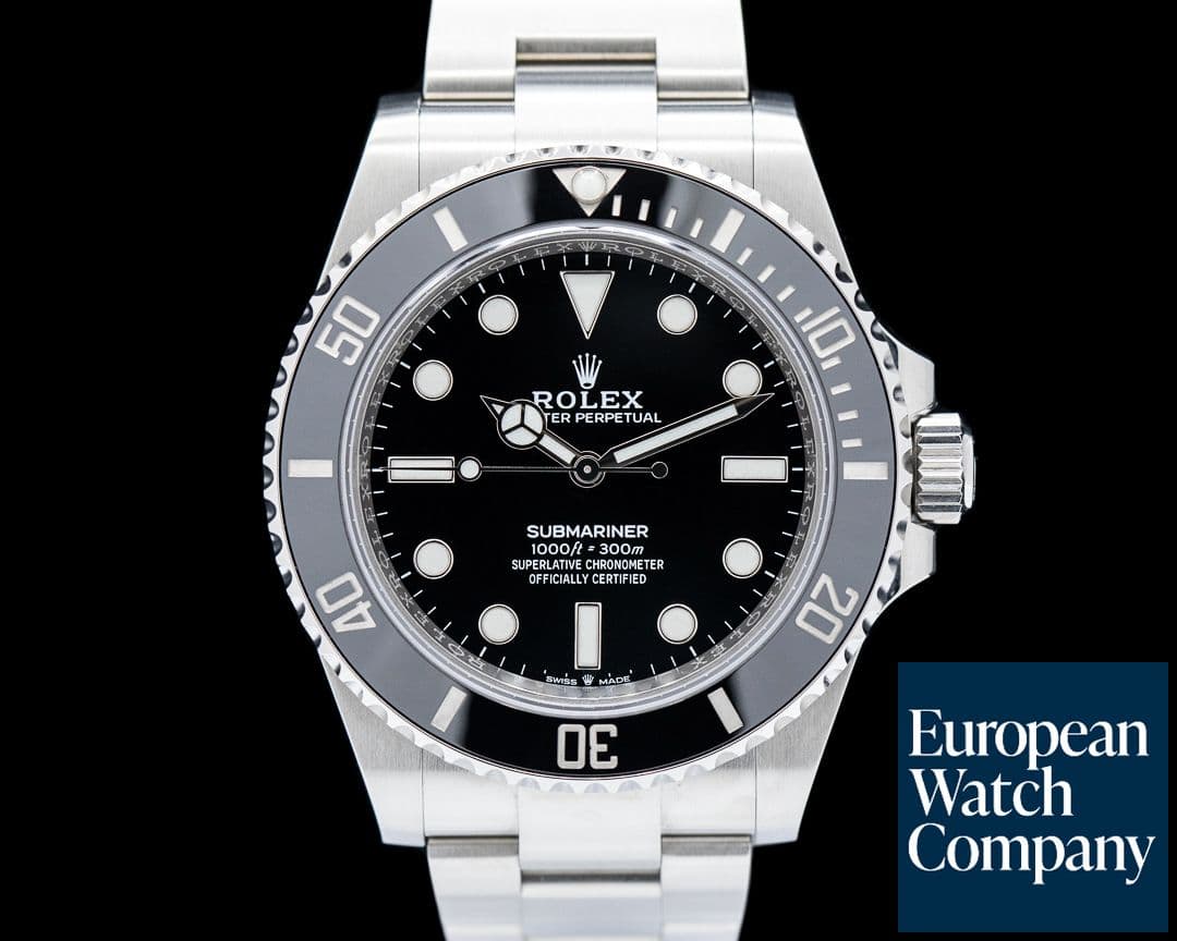 Image of Rolex Submariner No Date 41 124060 SS Black Dial 2024