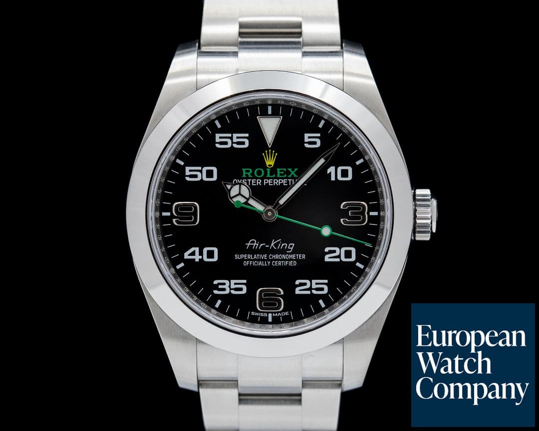 Image of Rolex Air King 116900 SS Black Dial