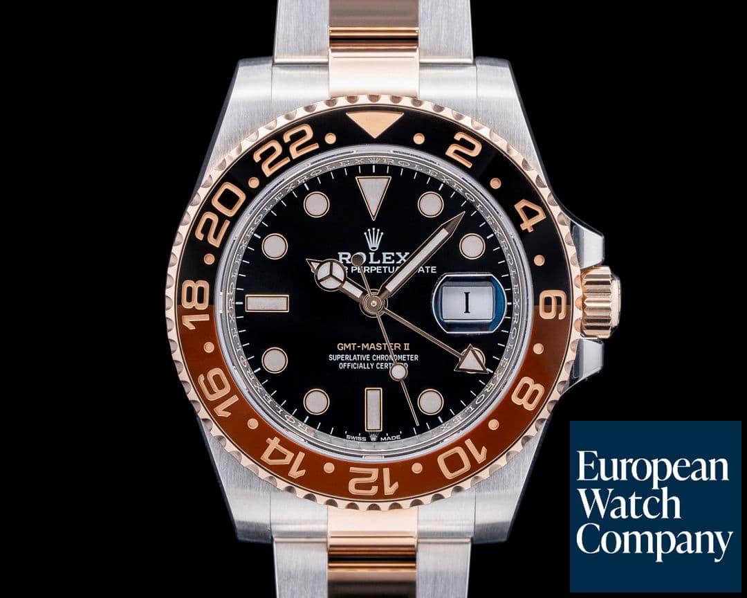 Image of Rolex GMT Master II "Root Beer" SS / 18K Everose Gold Black Dial 2024