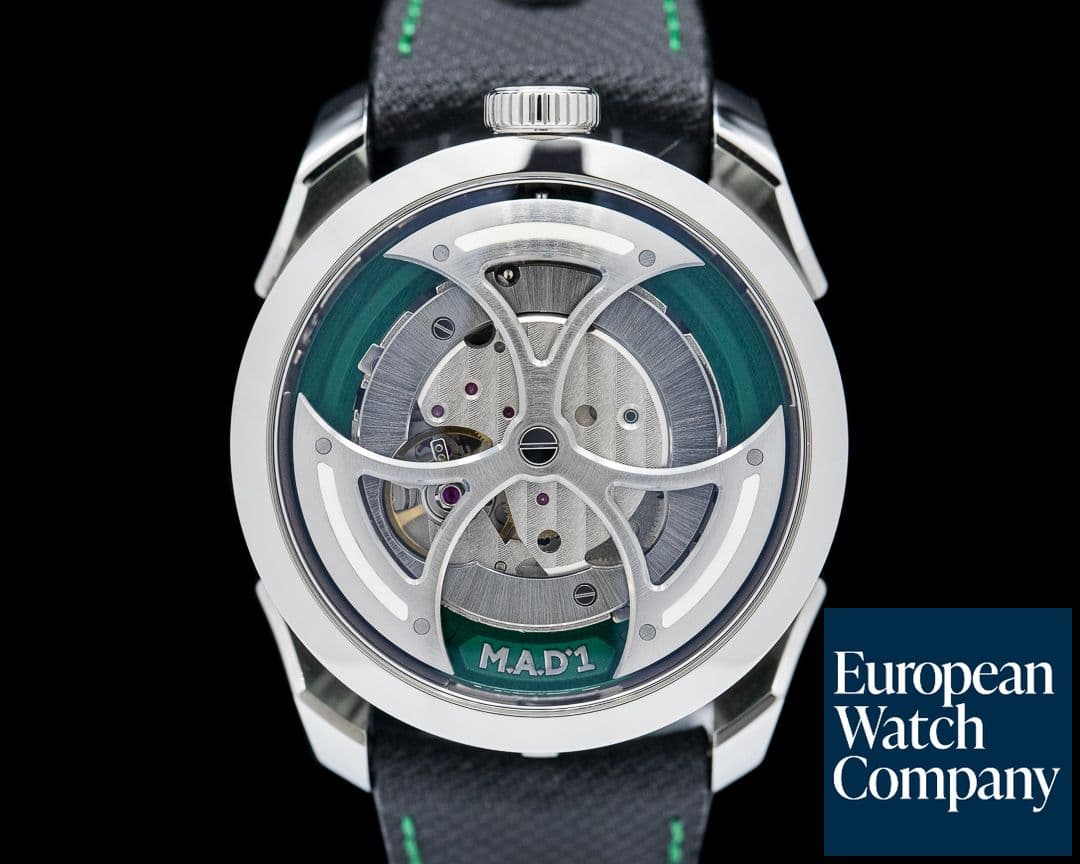 Image of MB&F M.A.D 1 SS Green Dial