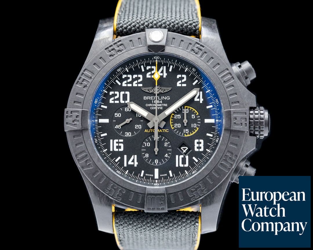 Image of Breitling 50MM Avenger Hurricane Black Dial LIMITED