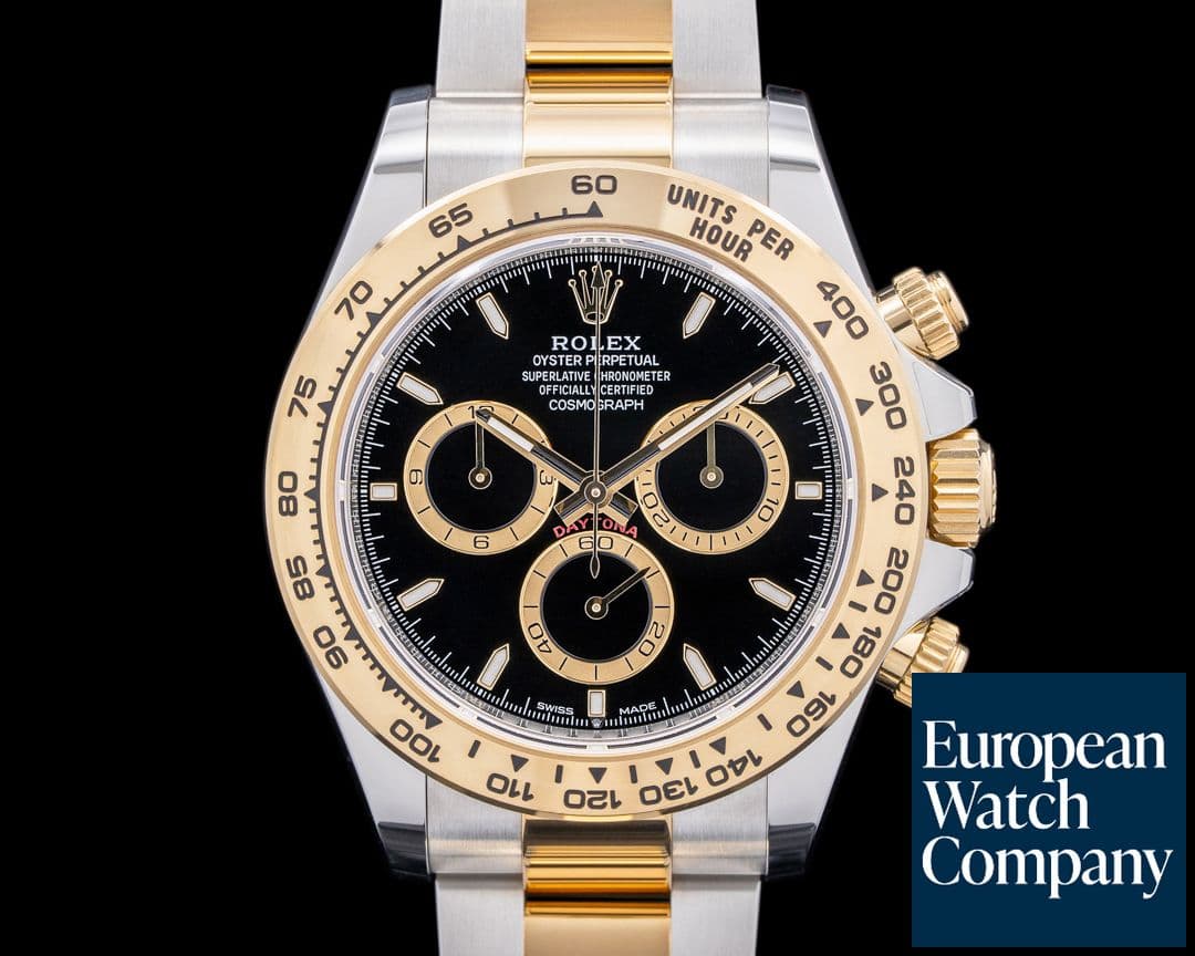 Image of Rolex Daytona Black Dial 18K Yellow Gold / SS 2025