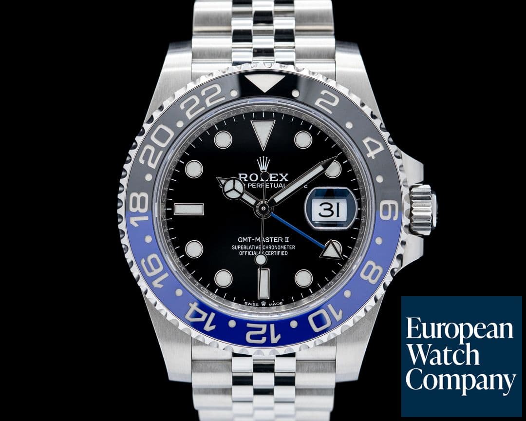 Image of Rolex GMT Master II 126710BLNR "Batman" SS Black Dial
