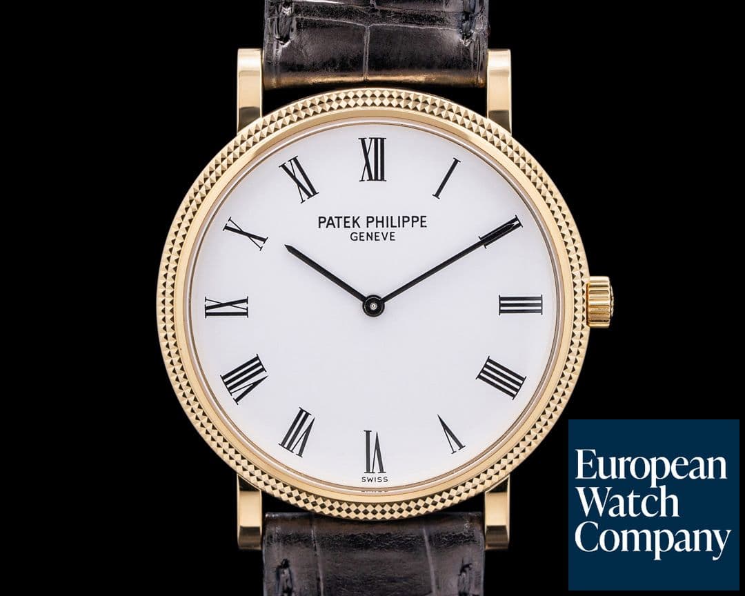 Image of Patek Philippe Calatrava Automatic 18K Yellow Gold White Dial