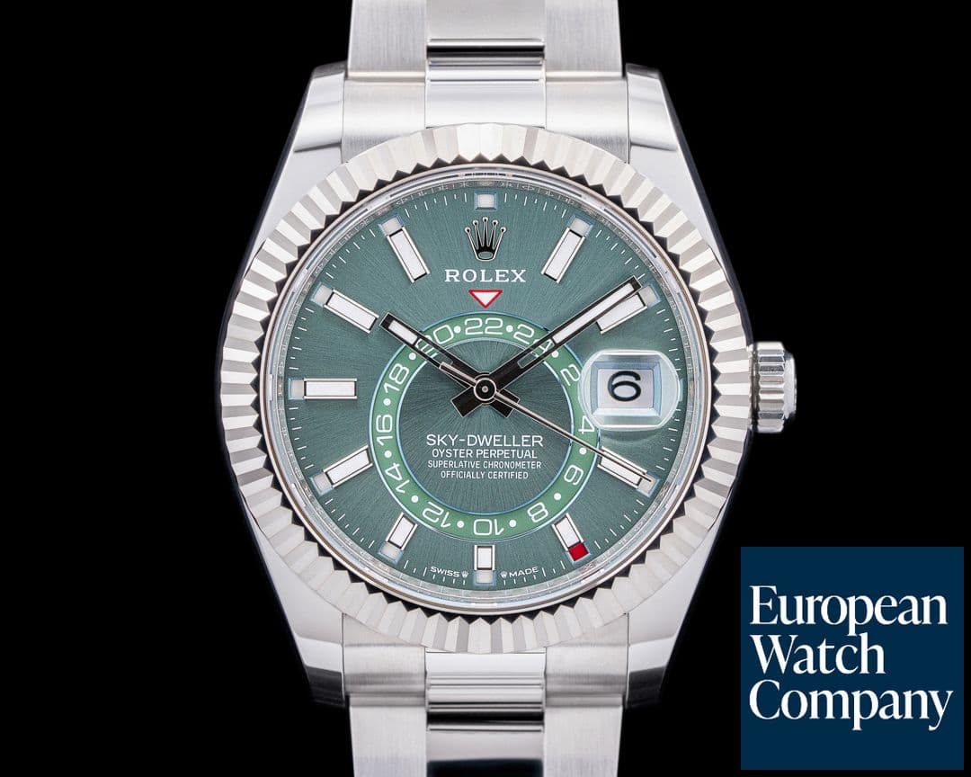Image of Rolex Sky Dweller 336934 SS Green Dial 2024