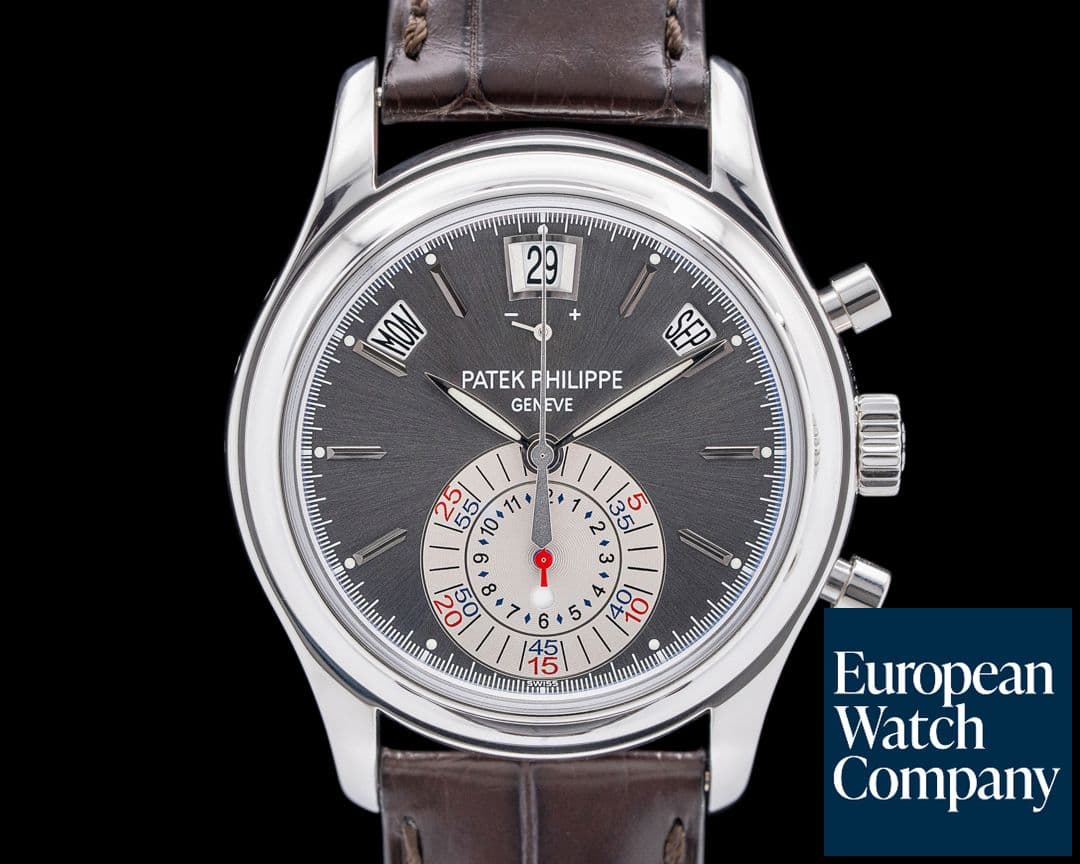 Image of Patek Philippe Annual Calendar 5960P Chronograph Platinum Gray Dial