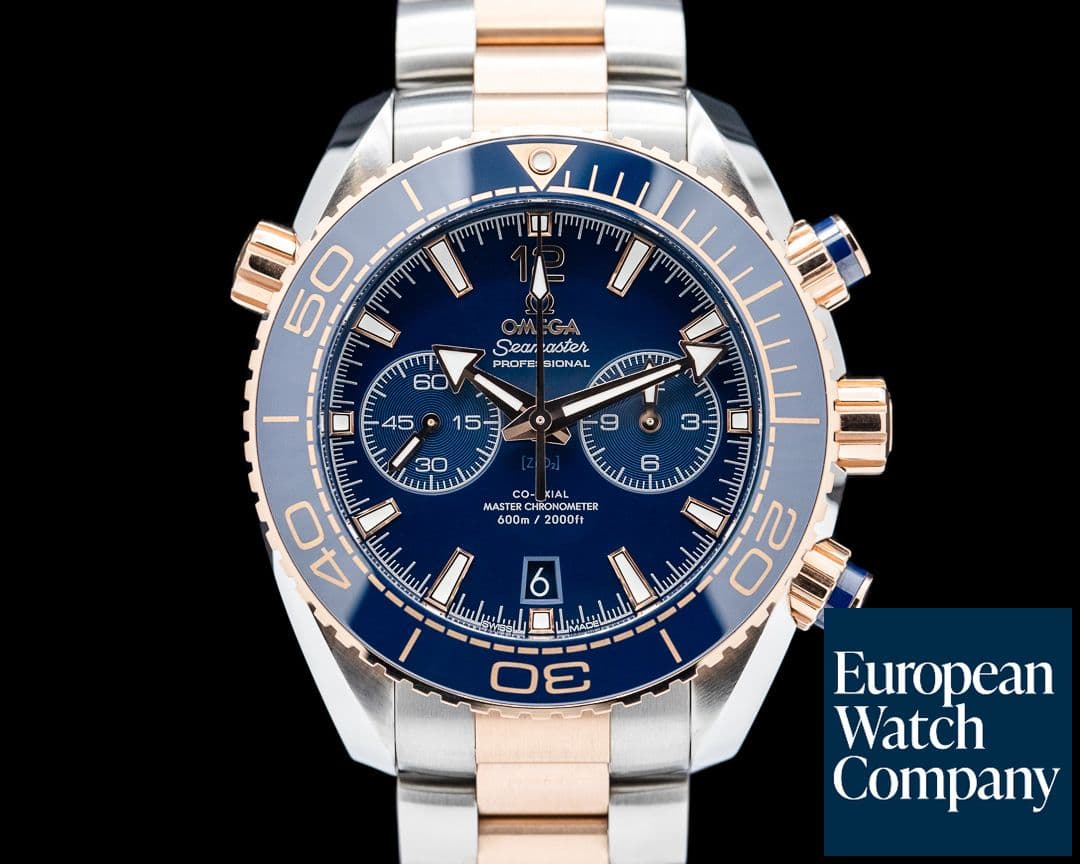 Image of Omega Seamaster Planet Ocean Chronograph 18K Sedna Gold / SS 2025