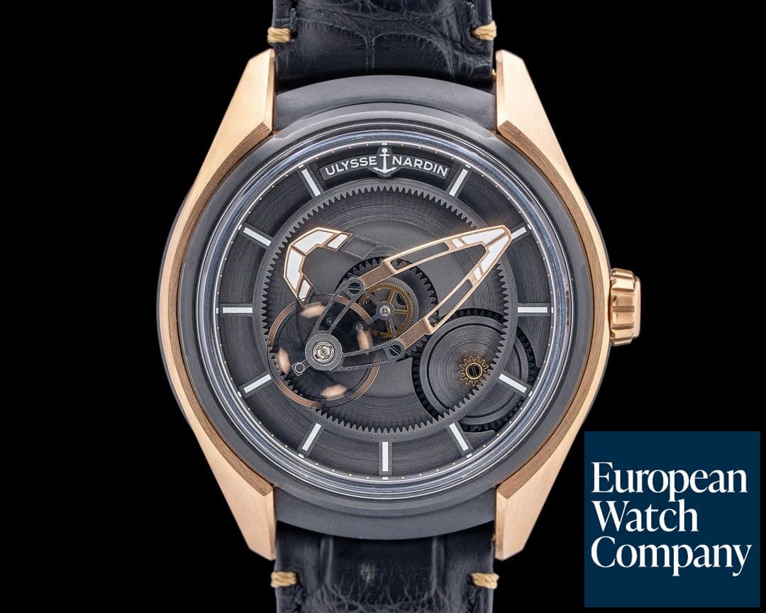 Image of Ulysse Nardin Freak X 18K Rose Gold Black Dial