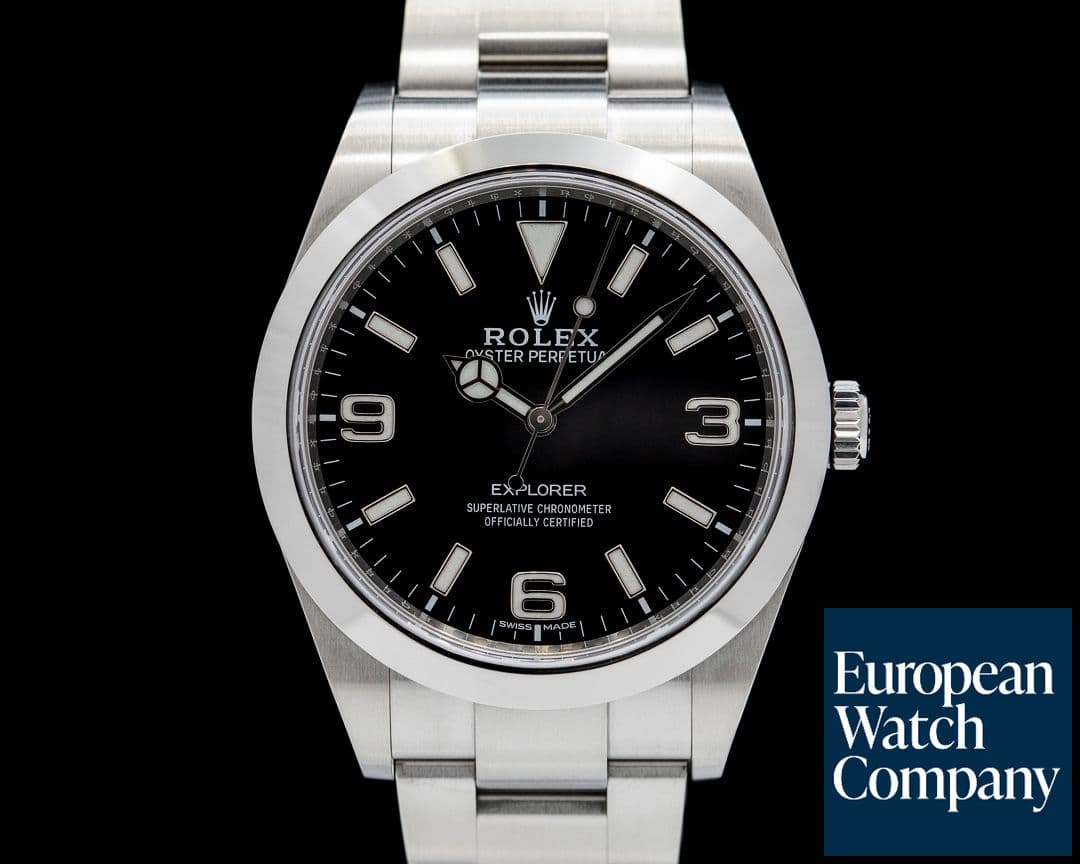 Image of Rolex Explorer I 214270 39MM SS Black Dial