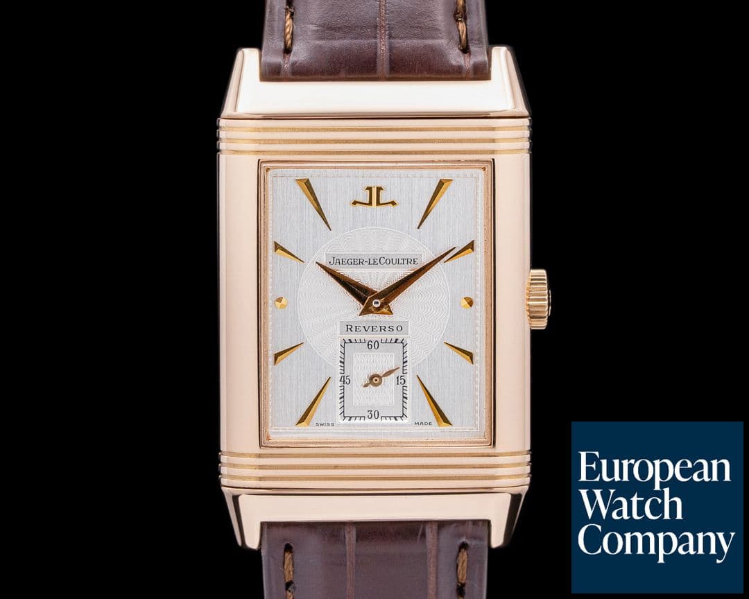 Image of Jaeger LeCoultre Reverso Art Deco 18K Rose Gold Skeleton Duoface