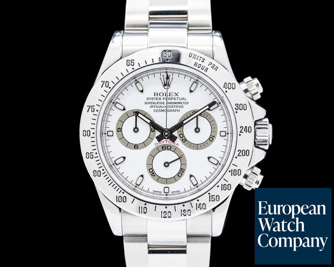 Image of Rolex Daytona 116520 SS White Dial