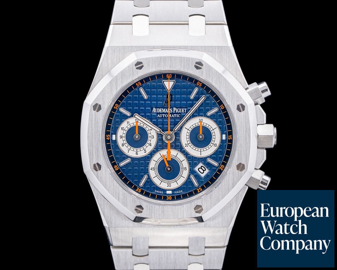 Image of Audemars Piguet Royal Oak 26300ST Chronograph SS Blue & Orange