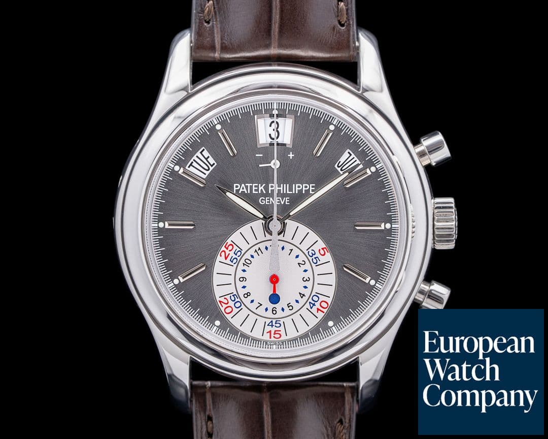Image of Patek Philippe Annual Calendar 5960P Chronograph Platinum Gray Dial