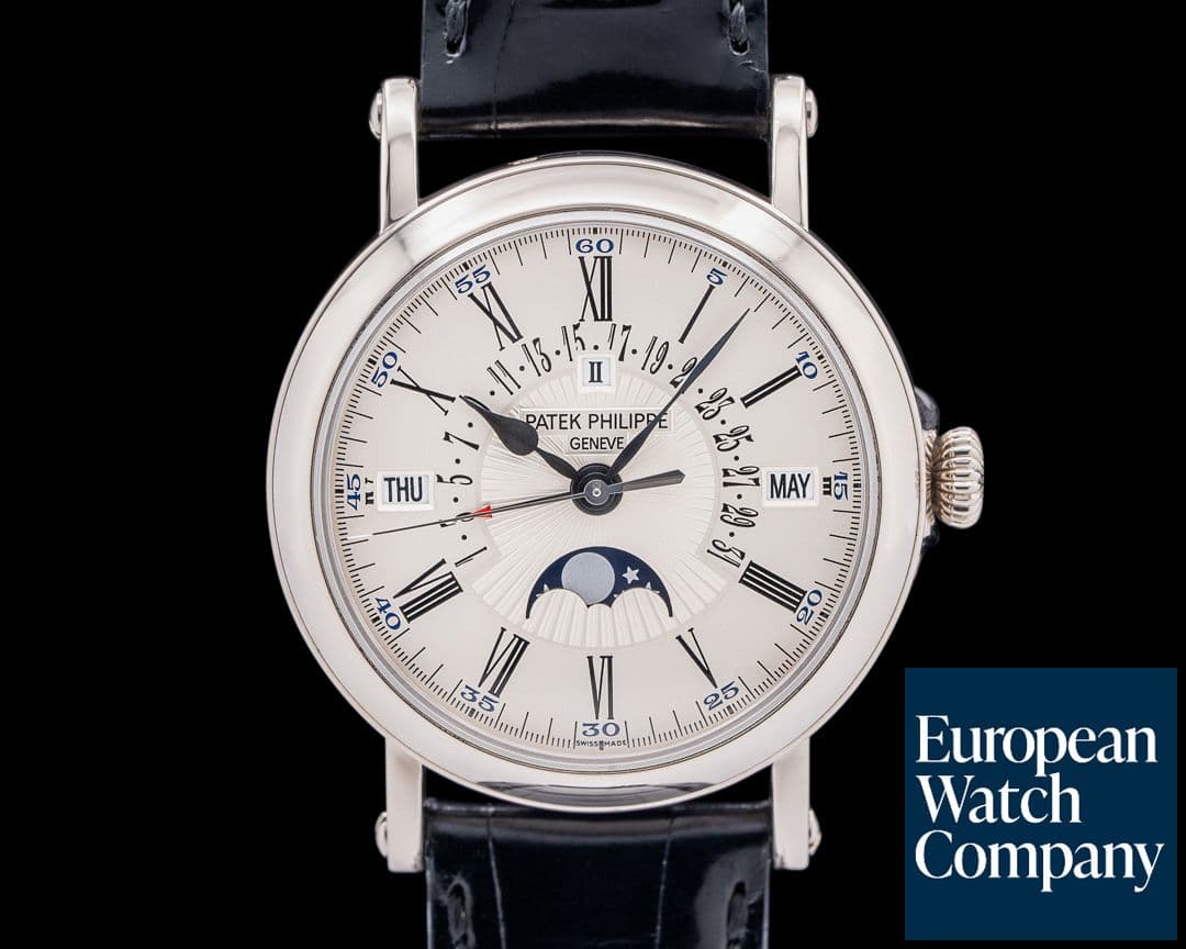 Image of Patek Philippe Retrograde Perpetual Calendar 5159G 18K White Gold Silver Dial