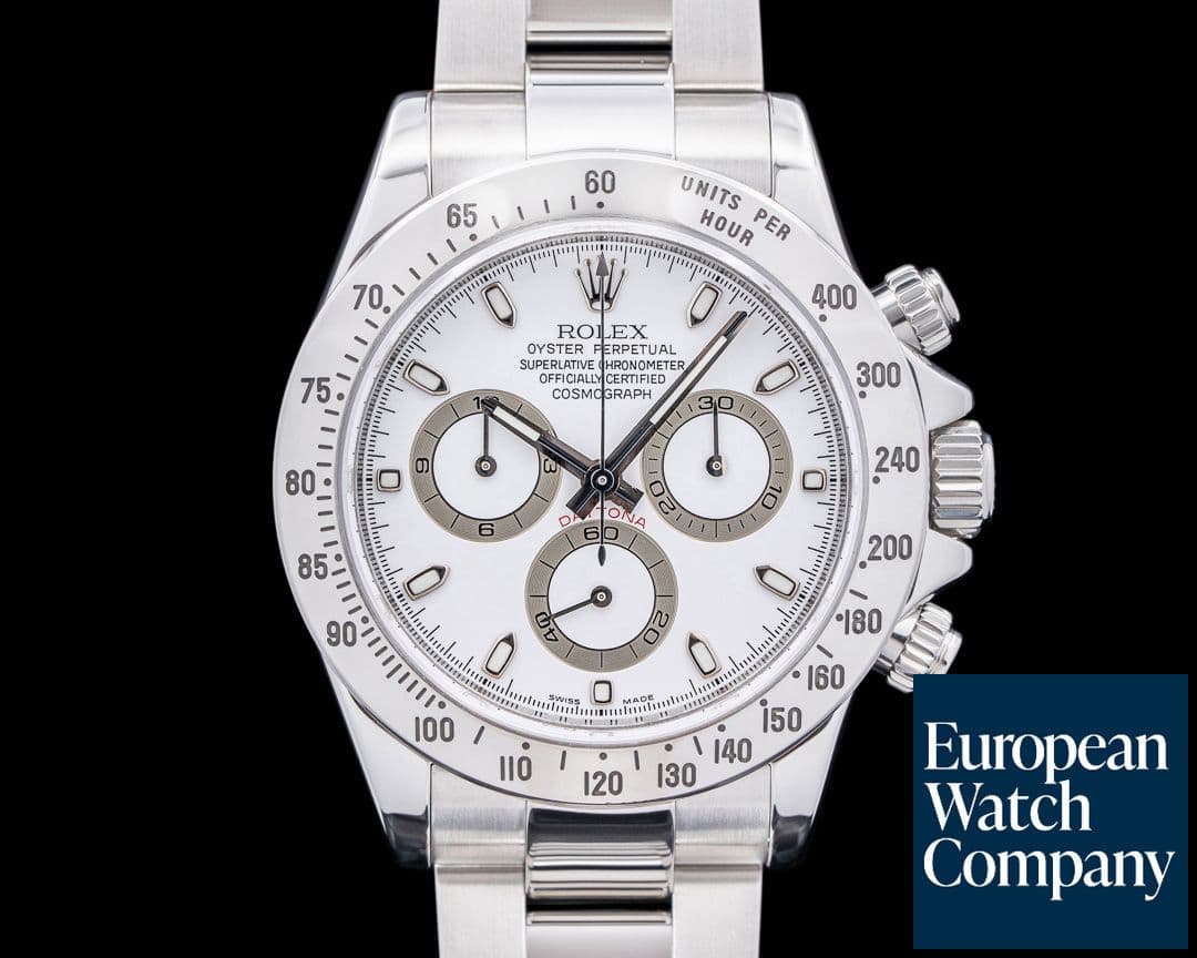 Image of Rolex Daytona 116520 SS White Dial