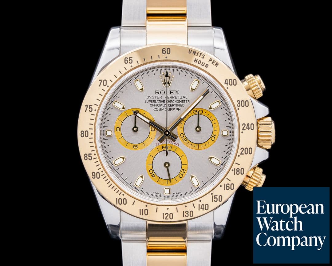 Image of Rolex Daytona 116523 18K Yellow Gold / SS Gray Dial